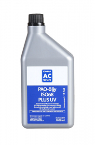 Kompressoriöljy PAO 68 PLUS UV 1000ml