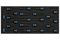 Konehylsysarja 1/2" Torx & kuusiokolo, Boxo