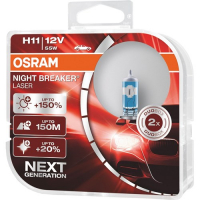 OSRAM Night Breaker Laser +150% H11-polttimo (pari)