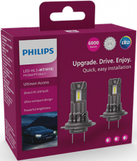 POLTTIMOPARI LED H7/H18 12V 16W PHILIPS Ultinon Access LED-HL 