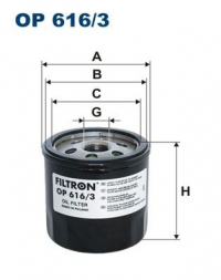 FILTRON Öljynsuodatin VAG 1,0i/1,2TSi/1,4TSi 11-