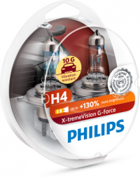PHILIPS H4 X-tremeVision G-force +130%, sarja 