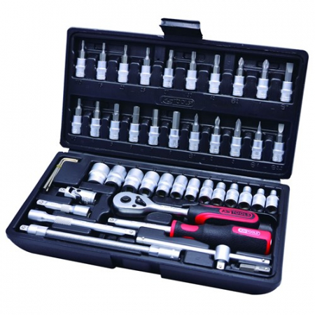 KS TOOLS 1/4" RÄIKKÄ- JA HYLSYSRJ 48OS