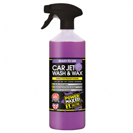 POWER MAXED CAR JET WASH & WAX ESIPESUAINE 1LTR